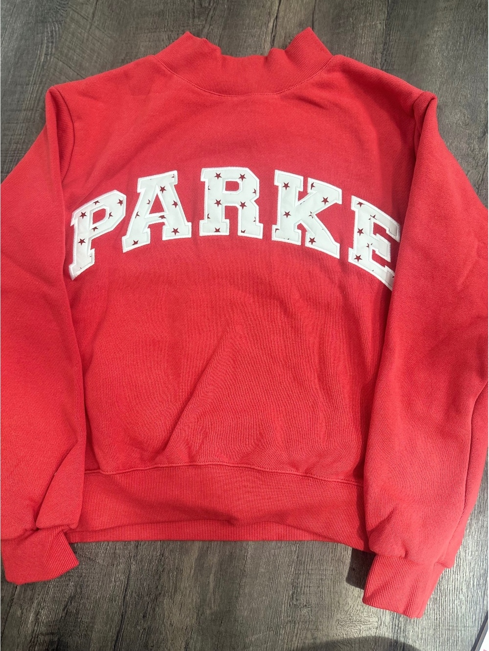 PARKE Coastal Sparkler Varsity Mockneck – S/M – Sold Out